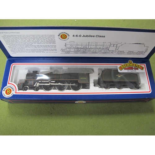 115 - Bachmann 'OO' Gauge/4mm Ref No 31-153 Jubilee Class 4-6-0 Steam Locomotive and Six Wheel Tender, BR ... 