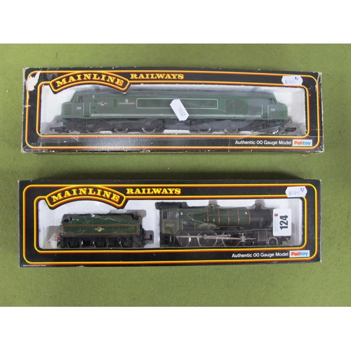 124 - Two Mainline Railways 'OO' Gauge Locomotives, comprising of #37-050 type 4 ICO-CO1, diesel locomotiv... 