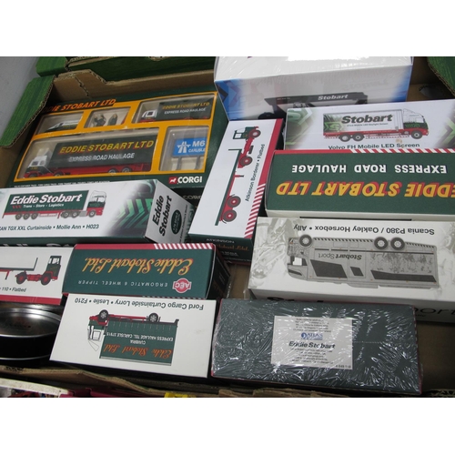 146 - Eleven Boxed Diecast  Model Vehicles, by Atlas Editions Corgi, all with Eddie Stobart liveries, incl... 