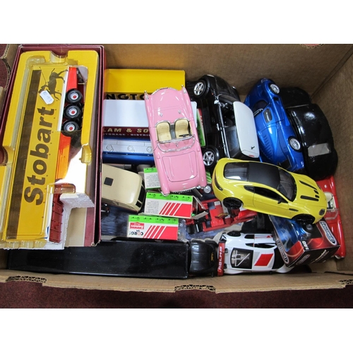 173 - A Quantity of Diecast Model Vehicles by Burago, Corgi, Maisto and Other, including Burago Chevrolet ... 