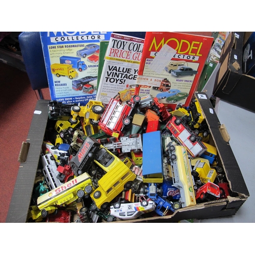 18 - A Quantity of Diecast Model Vehicles, by Lledo, Matchbox, Corgi, Majorette and other, playworn:- One... 