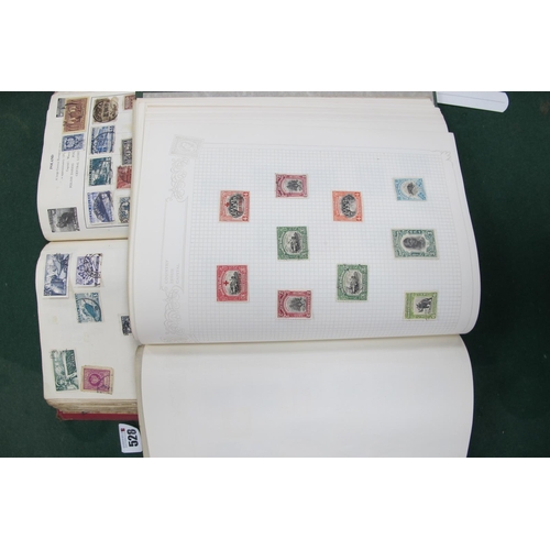 528 - A Worldwide Stamp Collection, early to modern, housed in a 'Cardimal' album (partly remaindered) and... 