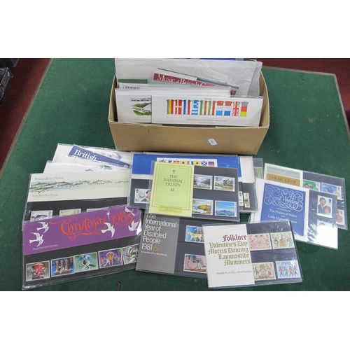 618 - An Accumulation of G.B and Jersey FDC's, Presentation Packs, with values to £1 and over £20 of Decim... 