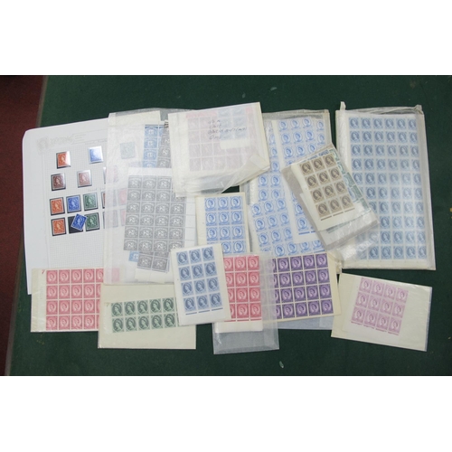 620 - An Accumulation of G.B QEII Wilding Stamps, in part sheets, many with cylinder numbers.