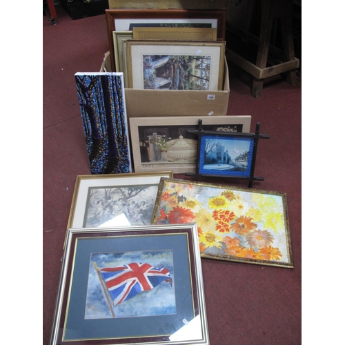 1120 - A Quantity of Prints, needlework, original artwork.