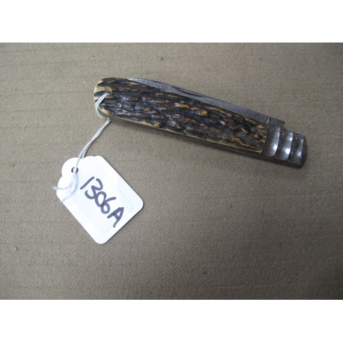 1306A - Taylor's Eye Witness Pocket Knife, the single blade stamped 