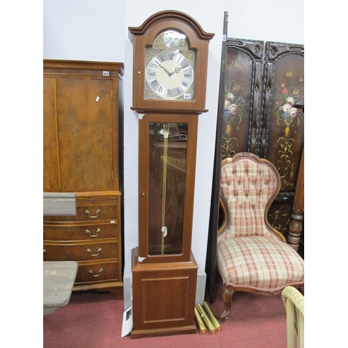 1631 - Hermle Tempus Fugit Three Weight Longcase Clock, 170cm high.