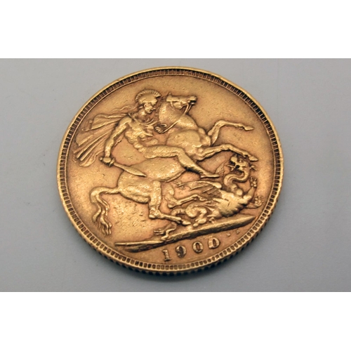 171 - A Victoria Sovereign, 1900.