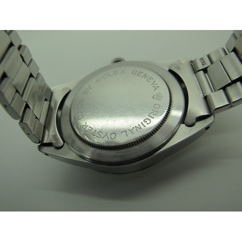 154 - Tudor; A c.1980's Oyster Prince Date Day Stainless Steel Gent's Wristwatch, Ref: 70170, Serial No; 9... 