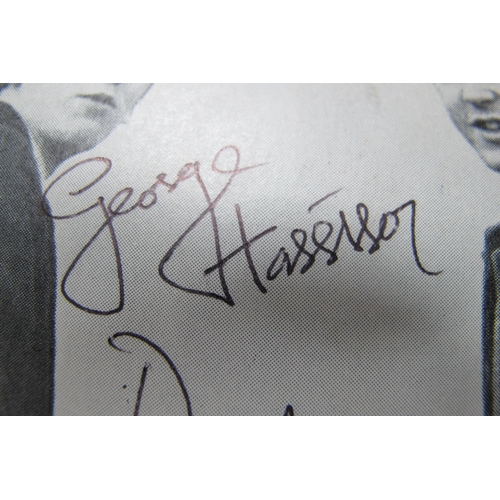 314 - Beatles Signatures, a scrapbook containing various images of the Fab Four, but the highlight is the ... 