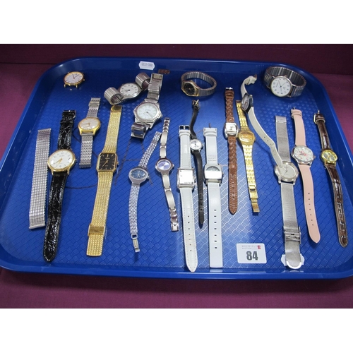 84 - A Small Selection of Ladies and Gent's Wristwatches, including Yanka, Oris, Sekonda, Ben Sherman, Ci... 