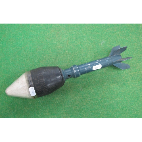 381 - Practice Rifle Grenade for L1A1 Self Loading Rifle, with clear plastic cone, containing marker chalk... 