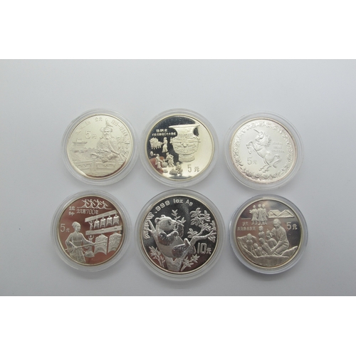 517 - Westminster, The Official China Commemorative Silver Coin Collection, twenty three coins in total, c... 