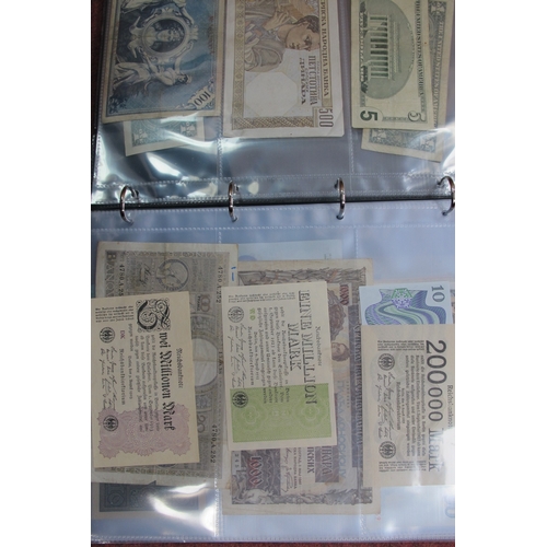 491 - A Large Collection of World Banknotes in Various Conditions, includes Malta, USA, Germany, Japan, et... 