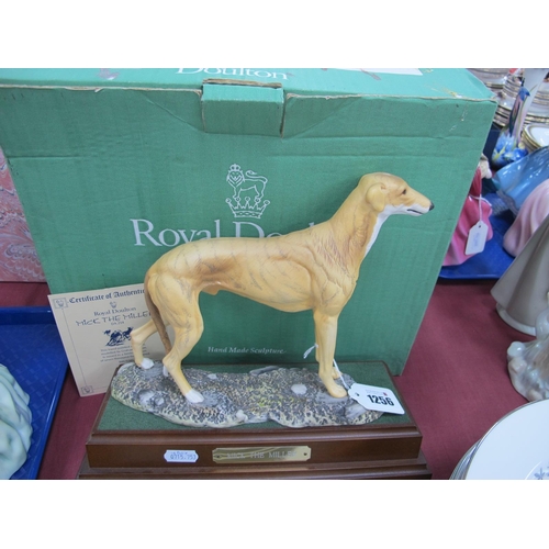 1256 - Royal Doulton 'Mick The Miller' Sculpture Limited Edition of 7500, with stand, certificate and box.