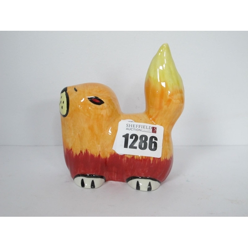 1286 - Lorna Bailey - Tny Marmalade the Cat, (for the USA market), 9.5cm high.