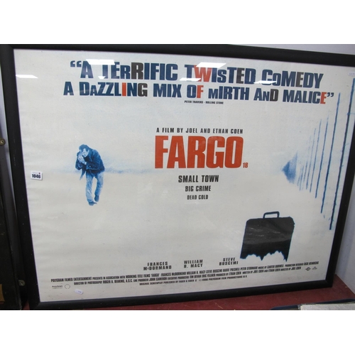 1046 - A Framed Film Poster 'Fargo' by Joel and Ethan Coen 75 x 100.