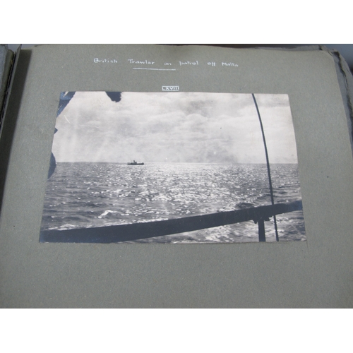 386 - WWI Royal Naval Air Service Photograph Album, the album contains a collection of rare photographs ta... 