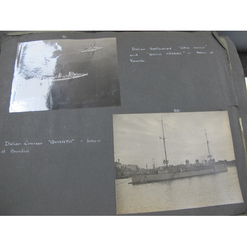 386 - WWI Royal Naval Air Service Photograph Album, the album contains a collection of rare photographs ta... 