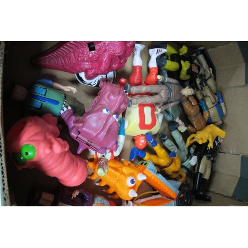 296 - A Collection of Original Circa 1980's Ghostbusters Figures/Toys, to include Egon Spengler, Granny Gr... 