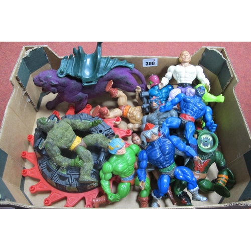 300 - Thirteen Original Mattel Circa 1980's He Man Masters of The Universe Plastic Action Figures, to incl... 