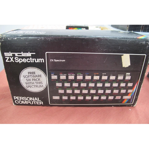 451 - A Sinclair ZX Spectrum 48K Personal Computer, basic programming manual, cables, original box, untest... 