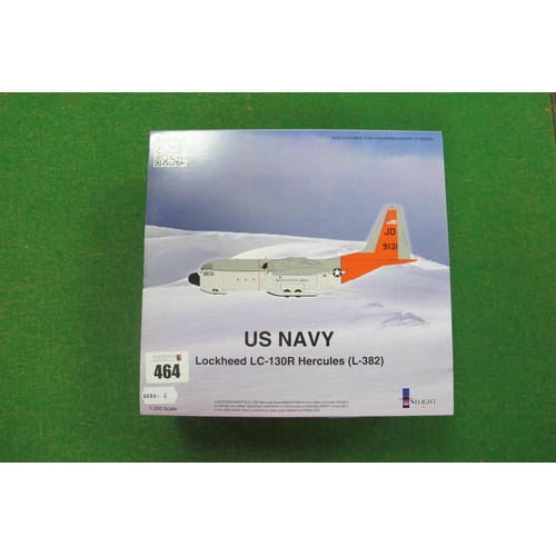 464 - A Inflight 1:200 Scale # IF1300117 Diecast Collectors Model US Navy Lockheed LC-130R Hercules (L-382... 