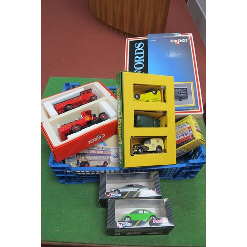 471 - Thirteen Diecast Model Vehicles by Corgi Detail Cars, to include #97002 AEC Regent - Sheffield #D74/... 