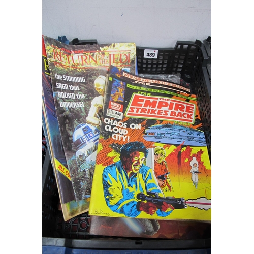 489 - A Quantity of Mainly 1980's Comics, to include Star Wars 'The Empire Strikes Back' No. 152, Dec '81,... 