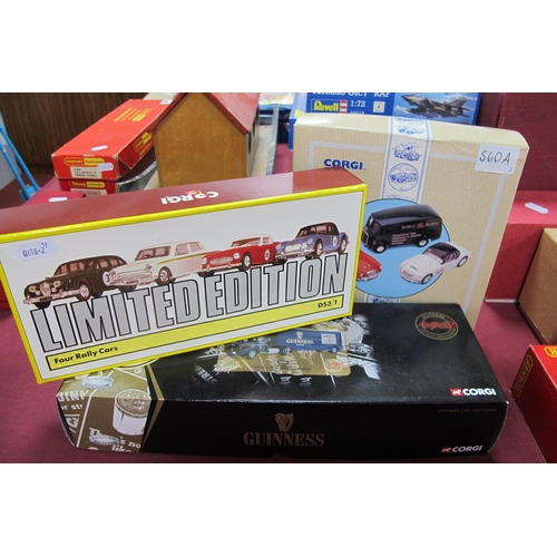 560A - Eight Diecast Model Vehicles by Corgi, presented within three boxed sets comprising of #50703 Guinne... 