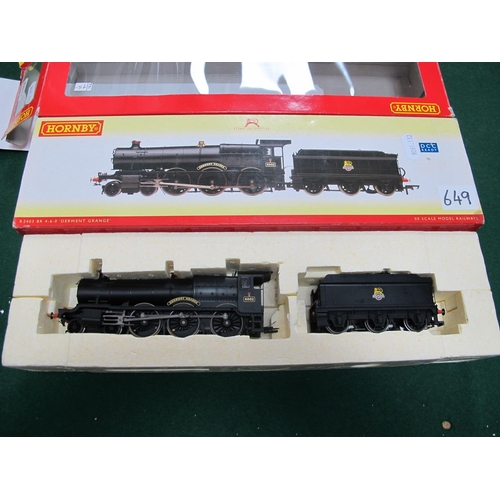 649 - Hornby 'OO' Gauge/4mm Ref No R2403 4-6-0 Steam Locomotive and Six Wheel Tender, BR black 