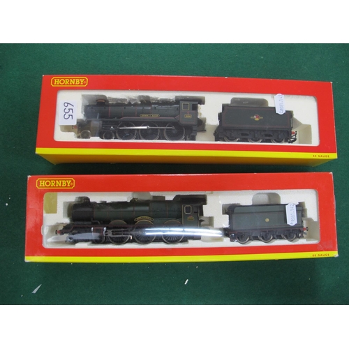 655 - Two Hornby G.W.R 'OO' Gauge/4mm Boxed 4-6-0 Steam Locomotives plus Six Wheel Tenders, Ref 6006 (good... 