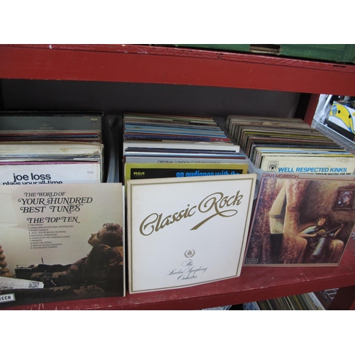 1077 - A Large Quantity of LPs in Three Boxes, include eclectic mix of genres and artists, such as Van Morr... 