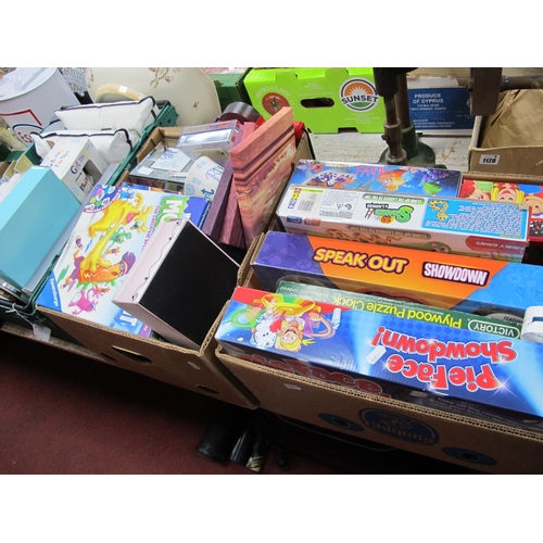 1126 - Games, plastic toys, greetings items, etc:- Three Boxes.