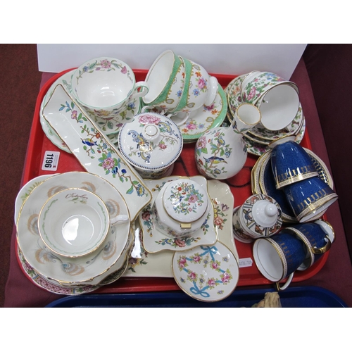 1196 - Spode Coffee Ware, Aynsley, Minton Haddon Hall, other ceramics:- One Tray.