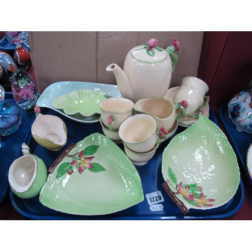 1229 - Winton Coffee Ware, of thirteen pieces, Carlton, Sylvac, etc.