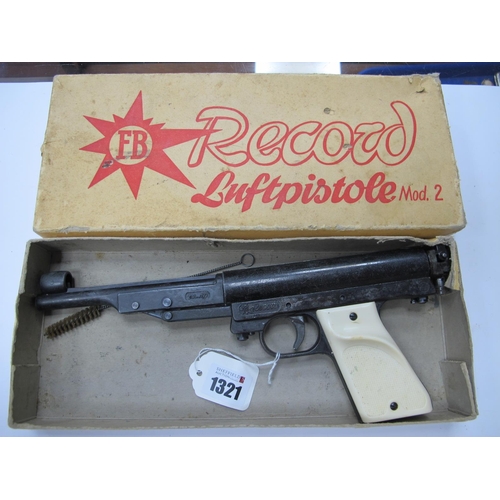 1321 - Record Luft Pistole Model 2, .177 Calibre, in original box.