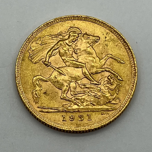 131 - 1931 George V Gold Sovereign.