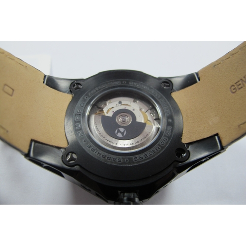 86 - Nubeo; A Modern Surveyor Satellite Automatic Gent's Wristwatch, (NB-6007-04) the signed black dial w... 