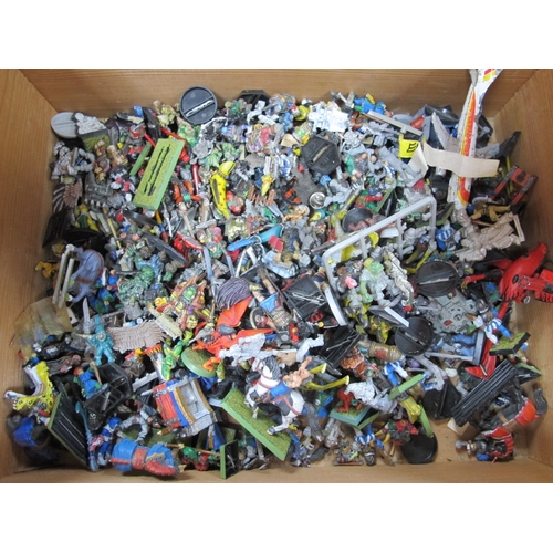 1100 - Warhammer Figures, printing equipment, etc, in box.