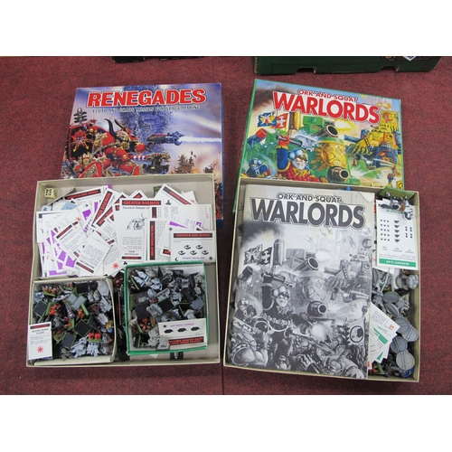 1472 - Games Workshop - 'Warlords', 'Warhammer', Renegades, Plaque Fleet, Blood Bowl, Death Zone.