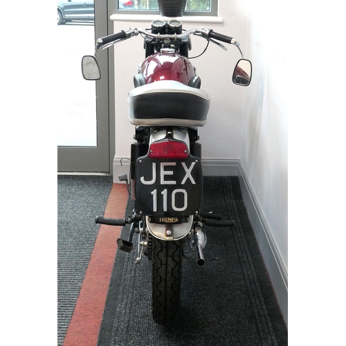 1000 - 1962 [JEX 110] Triumph T20SH Tiger Cub (Sports Home), 199cc single cylinder vintage motorcycle. This... 