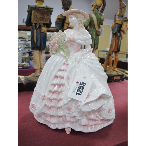 1255 - Coalport 'Rose' Figurine, limited edition of 12,500.