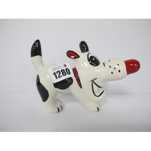 1280 - Lorna Bailey - Dashey the Dog, 14.5cm long.