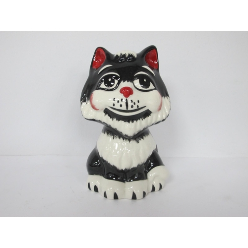 1290 - Lorna Bailey - Tex the Cat, 12.5cm high.