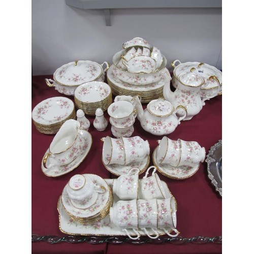 1011 - Paragon 'Victoriana Rose' Table China,of approximately sixty eight pieces, including two lidded ture... 