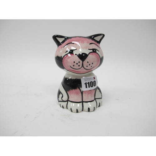 1100 - Lorna Bailey - 'Mack' CRM the Cat, 12cm high.