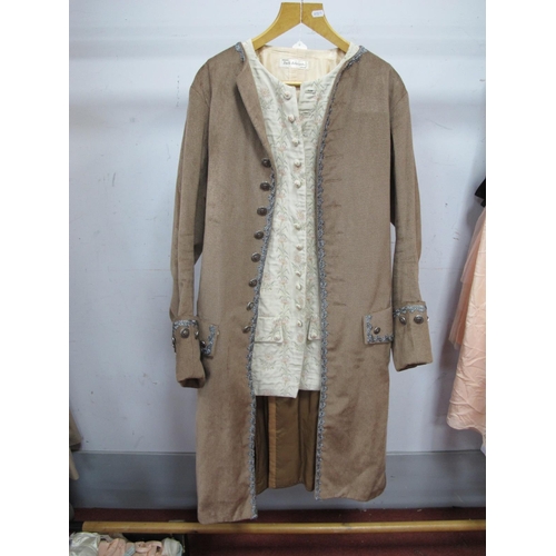 1385A - A Theatrical Frock Coat and Waistcoat in the XVIII Century Style, labelled 