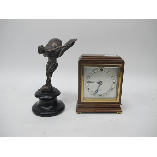 1459 - An Elliott Clock, retailed by H.L. Brown and Son Ltd., Sheffield, in a rectangular mahogany case, th... 