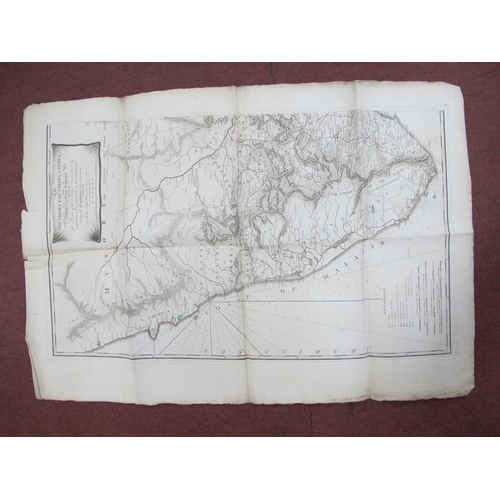 1351 - A Map of The Southern Countries of India, surveyed by Col. Kelly Capwersebe and others, printed for ... 